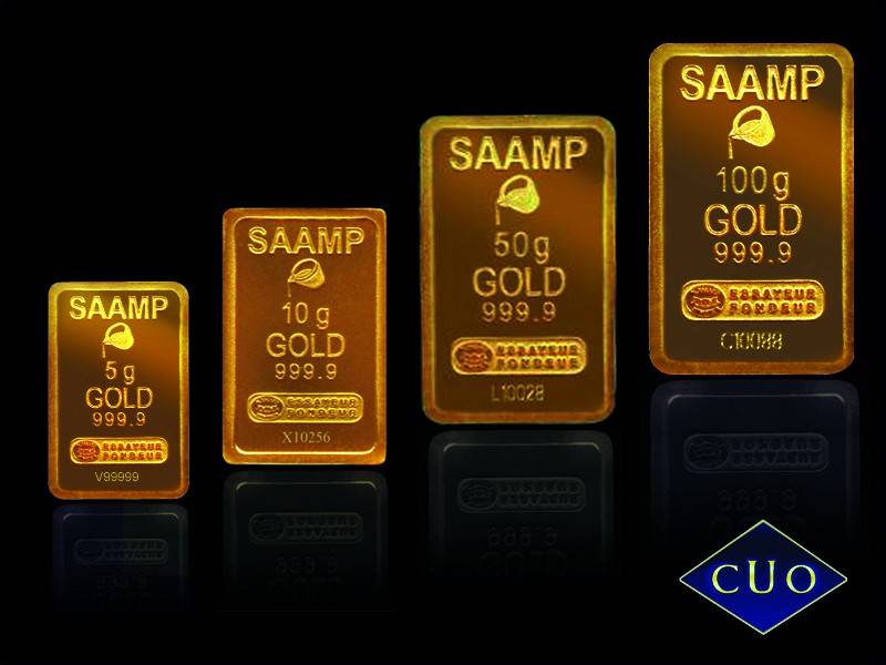 Vente d'or d'investissement au Comptoir Universel de l'Or Paris