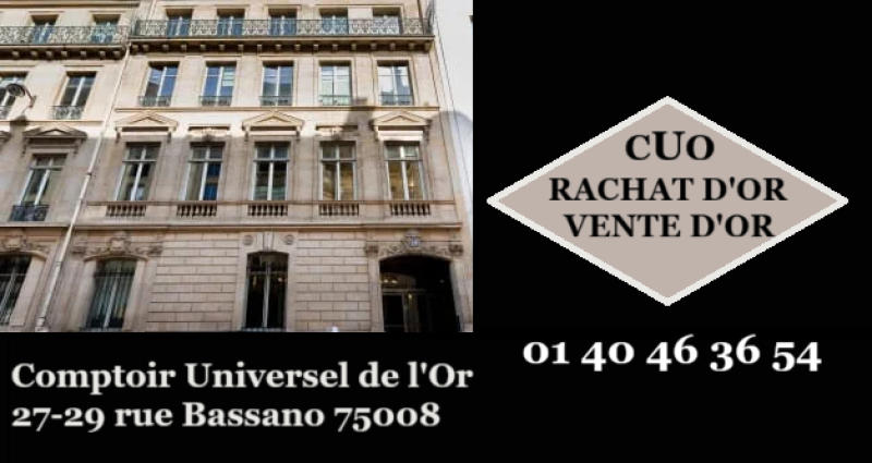 rachat d'or et d'argent, bijoux pièces et lingot Paris Champs Elysées  27 - 29 rue Bassano, 75008 Paris