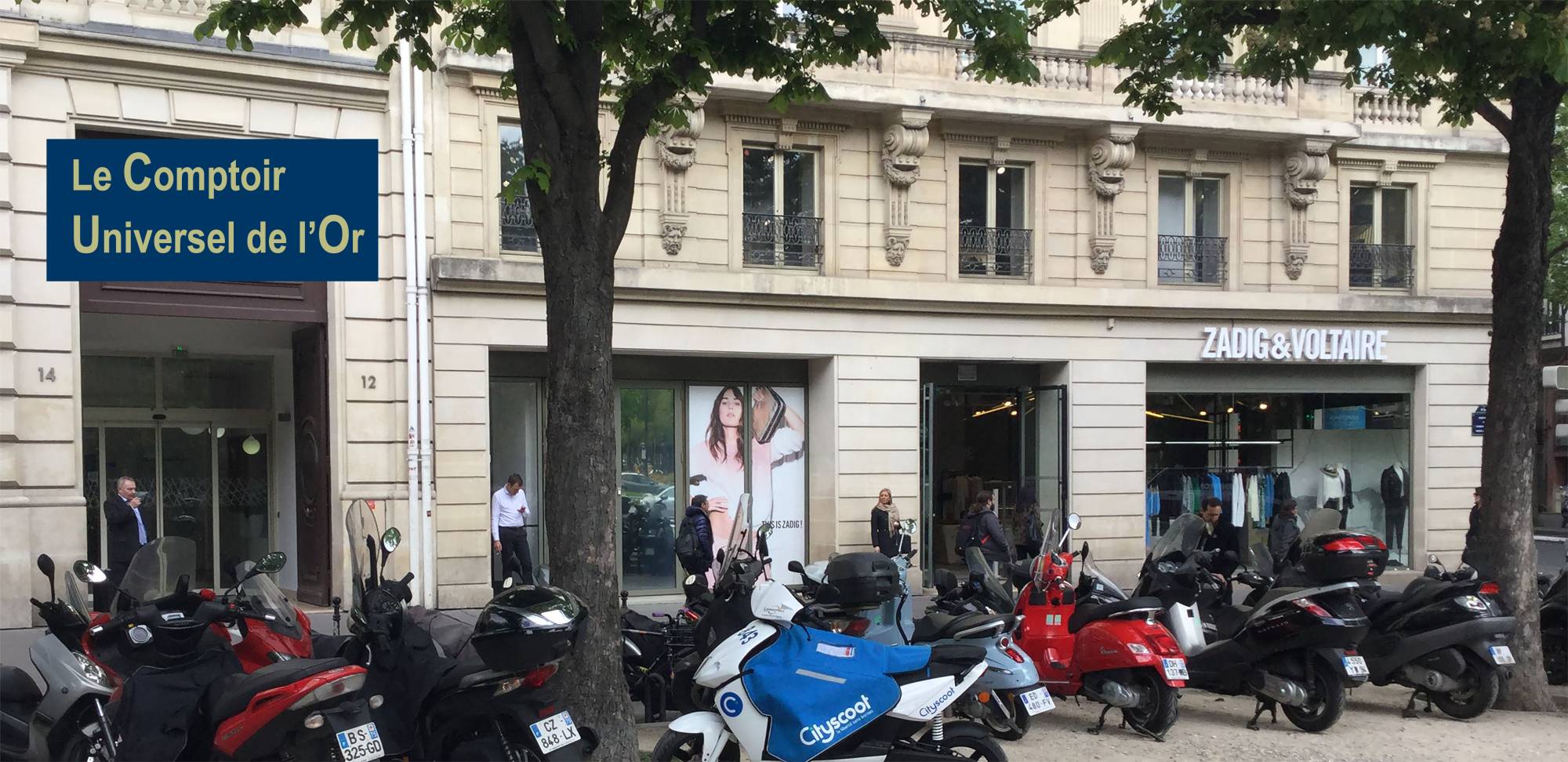 rachat d'or champs elysées, nouvelle adresse en or!