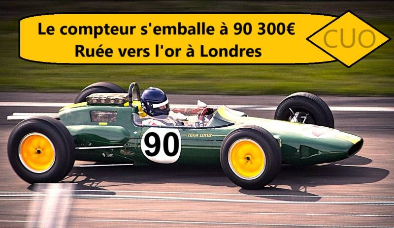 ACCELERATION FULGURANTE DU COURS DE L'OR AUJOURD'HUI 11 FEVRIER 2025 au CUO