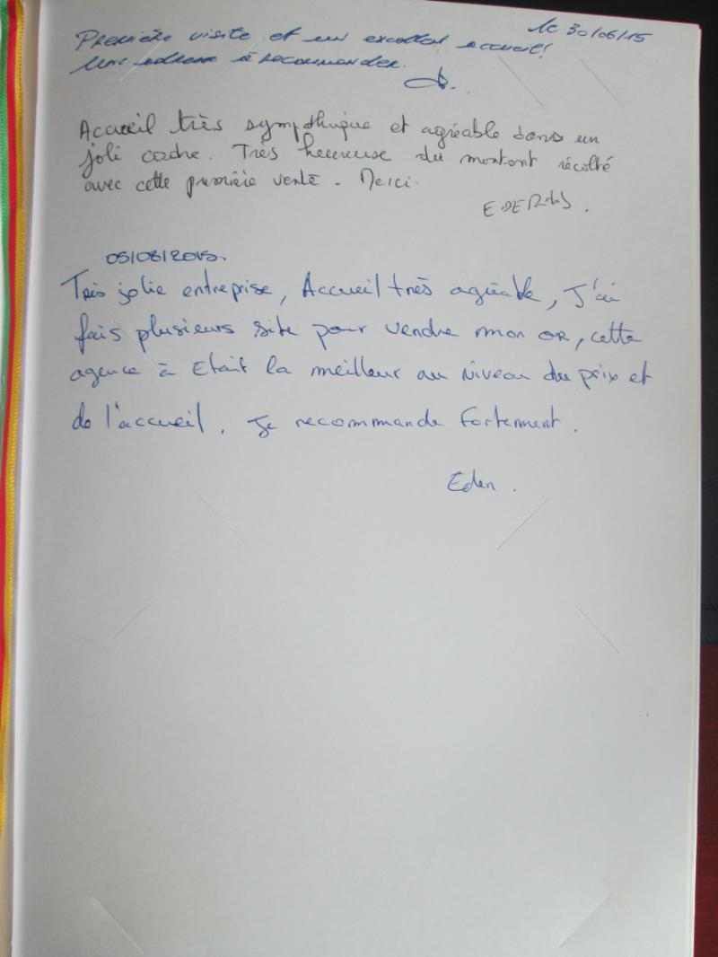 rachat d or paris avis clients