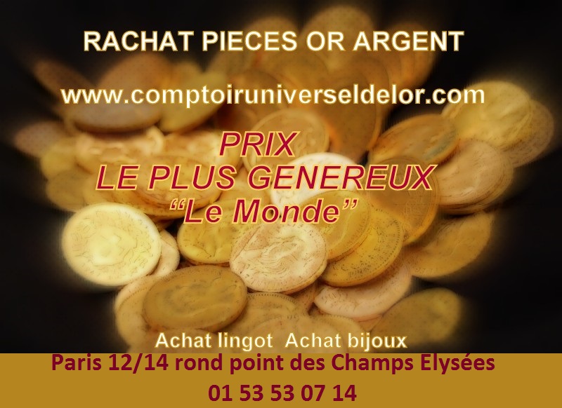 achat napoléons louis d or lingot paris