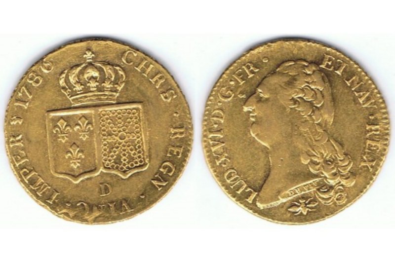 Rachat d'or. Monnaie de colection. Louis XIV 4 L