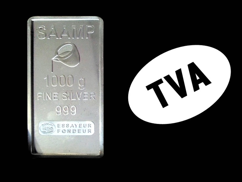 VENTE LINGOT D ARGENT TVA