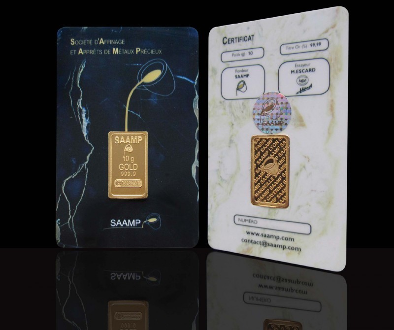 acheter or pur en lingot à paris